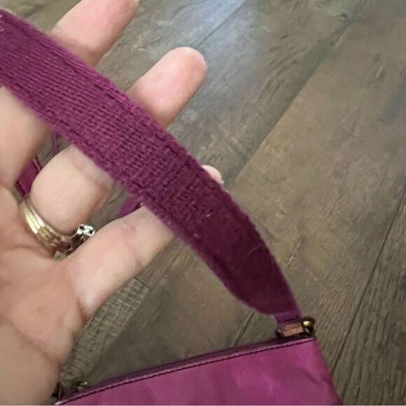 Fossil Explorer Mini Crossbody Cowhide Leather Style #: SL3253 Pink Magenta - Picture 11 of 16